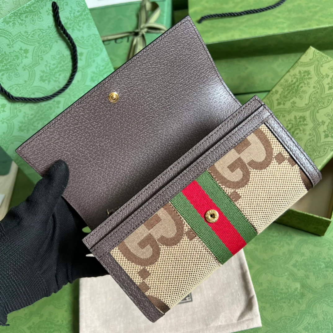 Gucci-大G logo 中夹 19x10x3cm