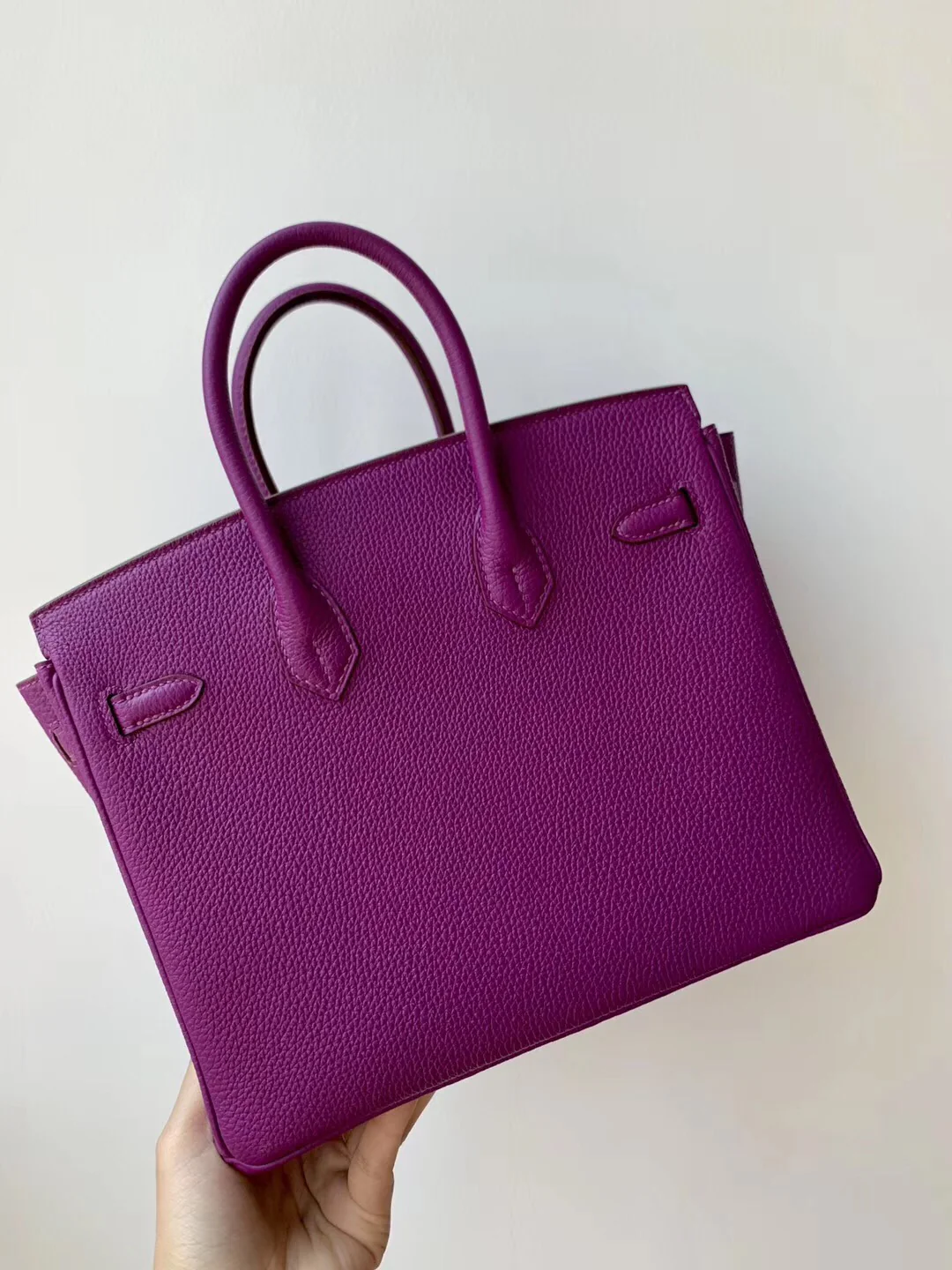 Hermes Birkin 25 Togo P9 Anemone Purple Gold Buckle