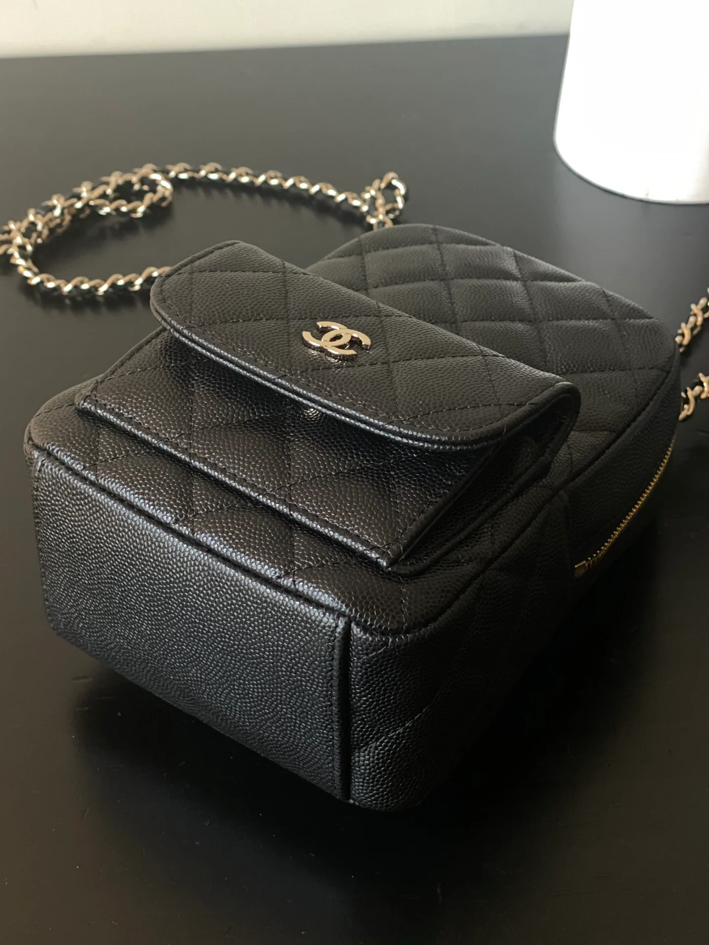 Мини-рюкзак Chanel 24c - черный