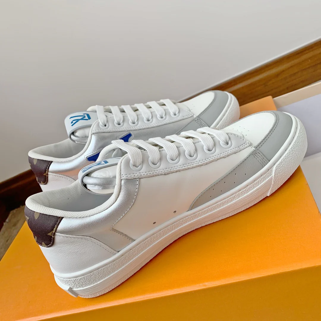 Кроссовки LV 2022 Must-Have - серия Charlie - серебристо-синие