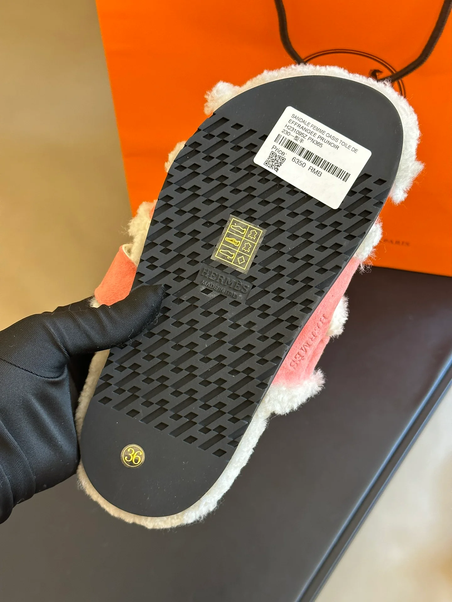 Тапочки Hermes Second Uncle 2024 — розовые