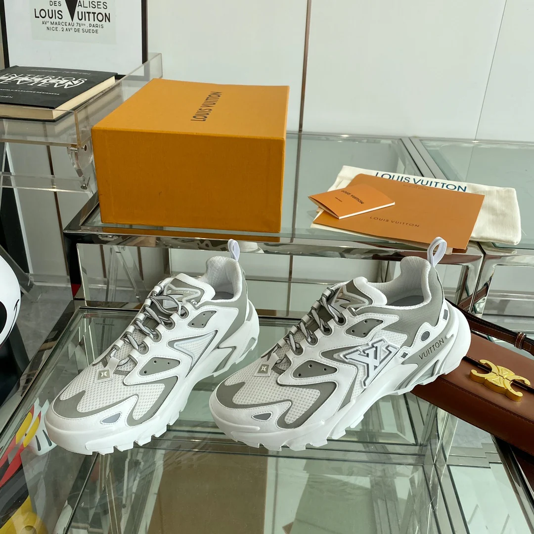 Кроссовки LV Runner Tatic - белые/серые