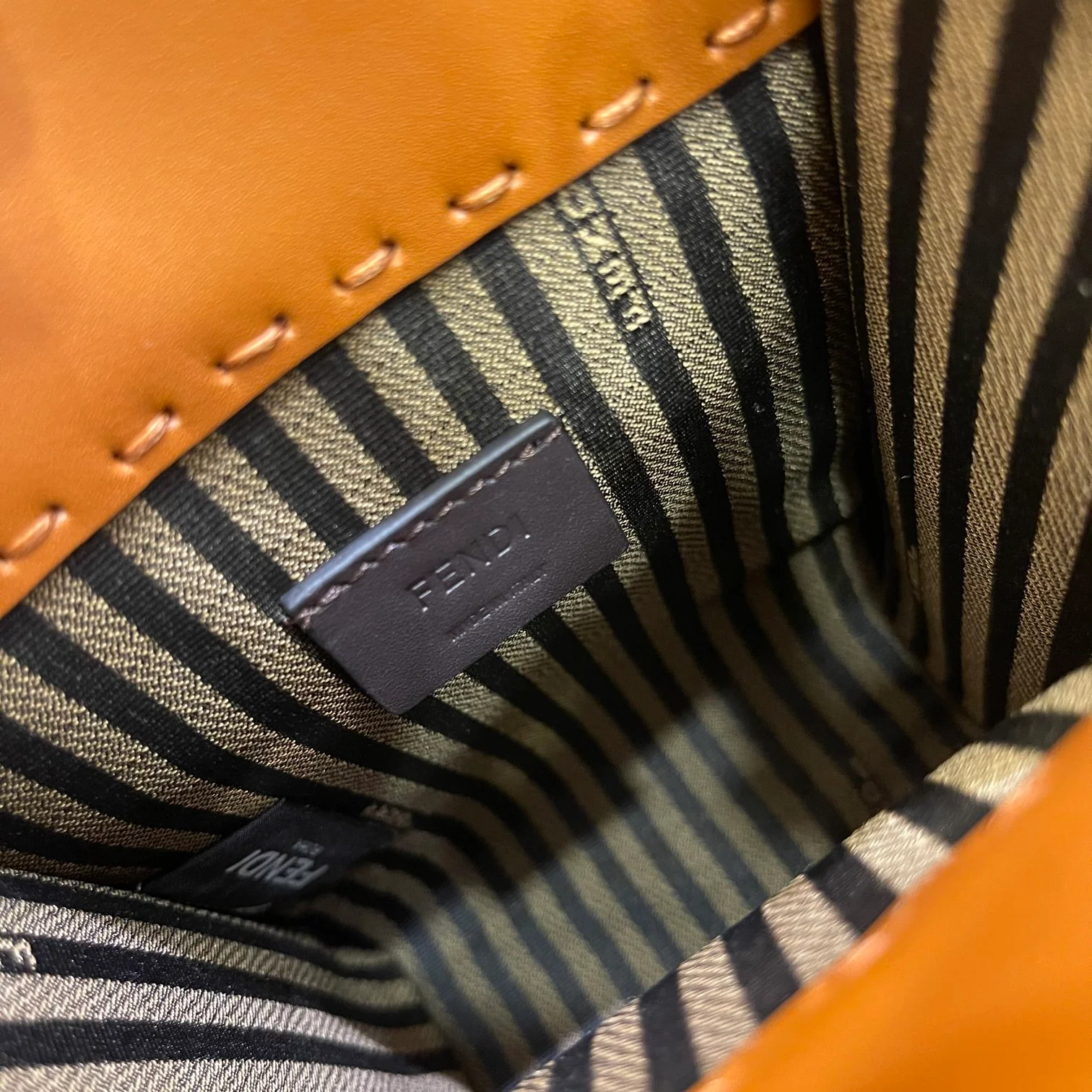 Сумка-шоппер Fendi Sunshine - Мини - Кофейный