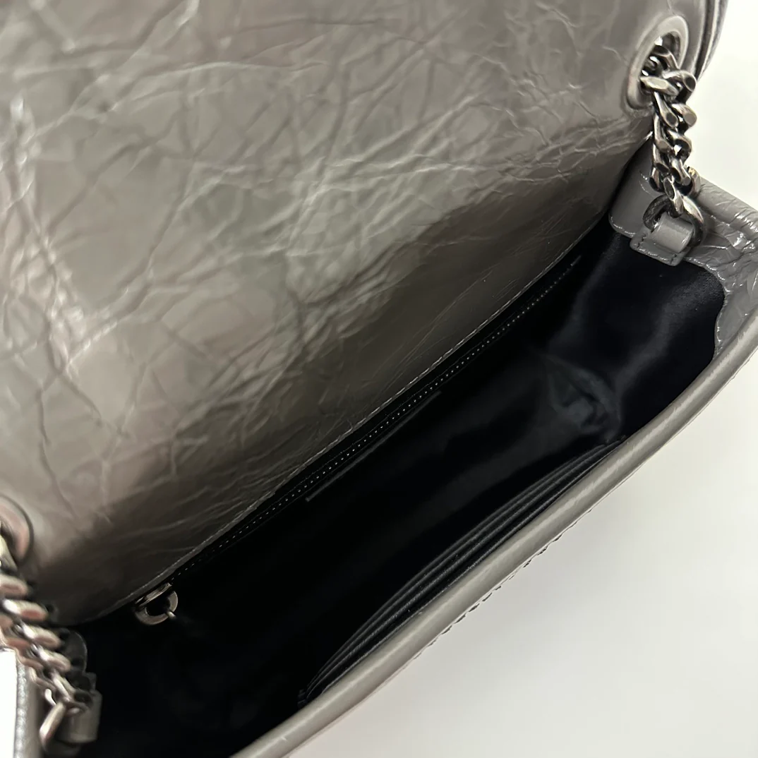 YSL-niki-chain-wallet-mini-grey