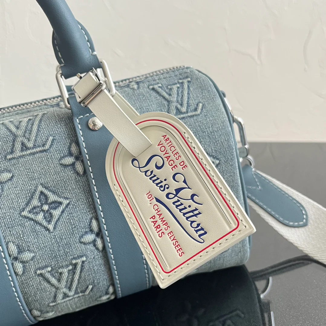 m22762-LV-keepall25-Emboss Denim Style