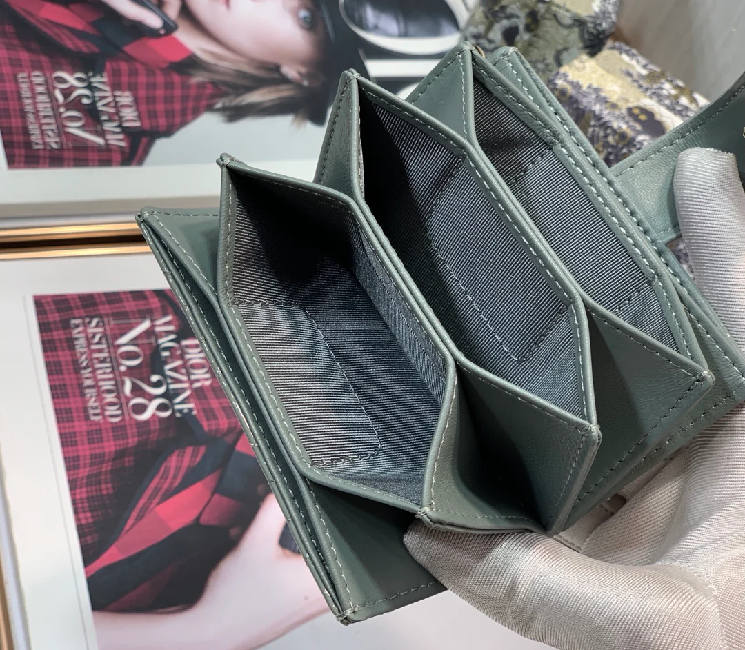 Dior 风琴卡包-10.5cm