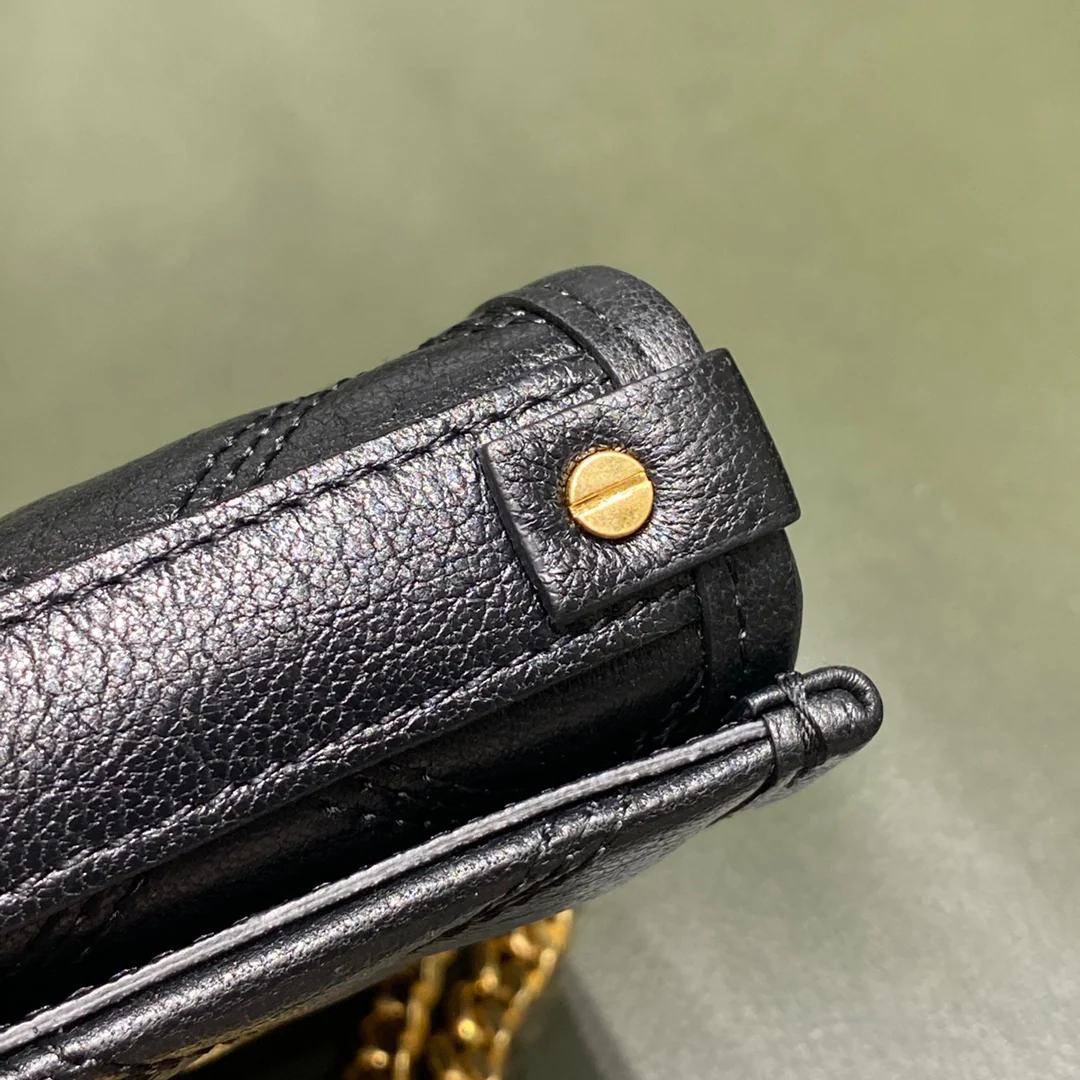 Сумка YSL-Becky из овечьей кожи с ромбовидной стёжкой и цепочкой - 1 шт.