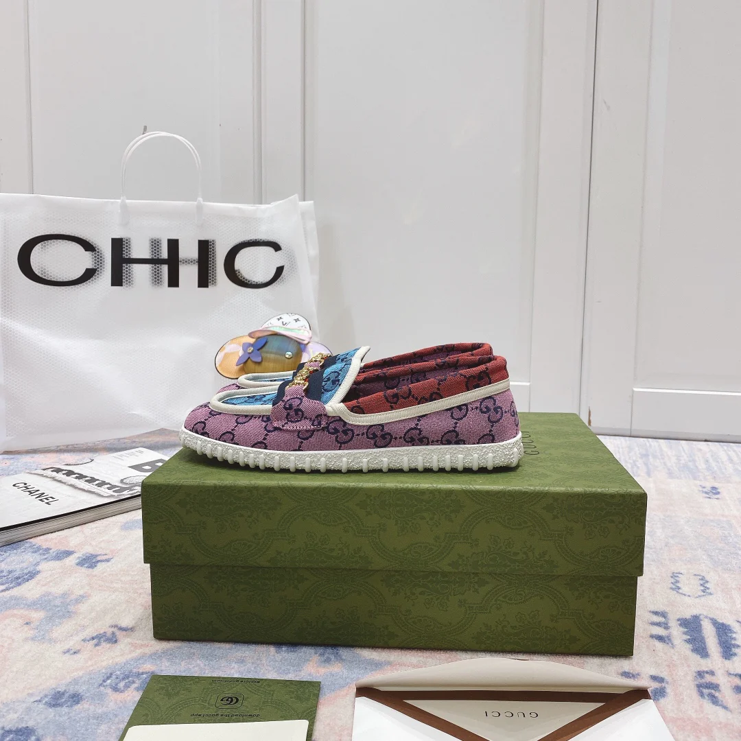 Gucci - Резиновая подошва - Туфли без шнурков - Лоферы - Унисекс - 2