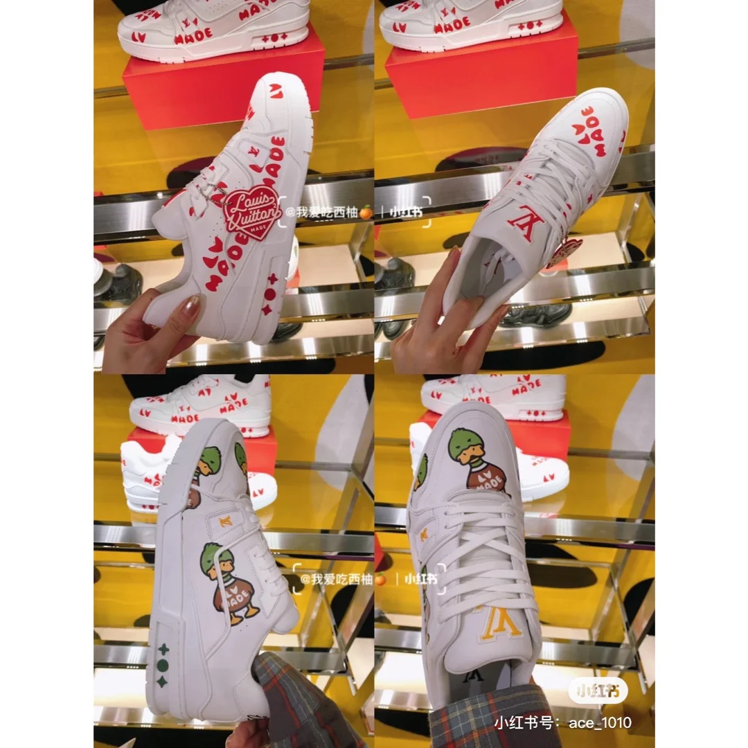 Кроссовки, созданные в сотрудничестве с LV — повседневная обувь.