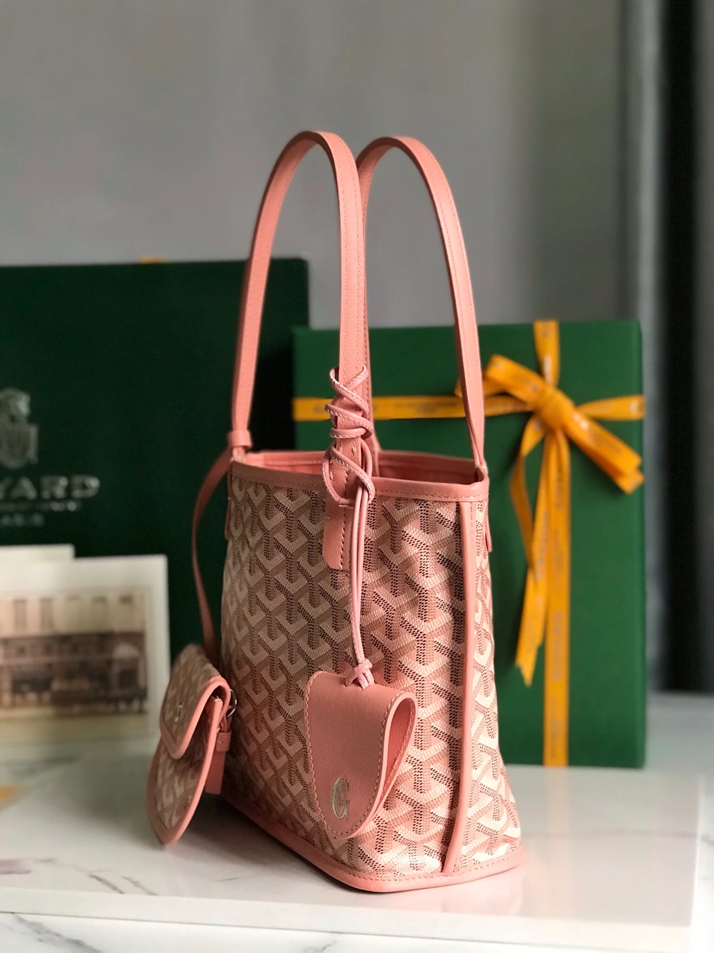 Мини-Сумочка Goyard Anjou - Розовый