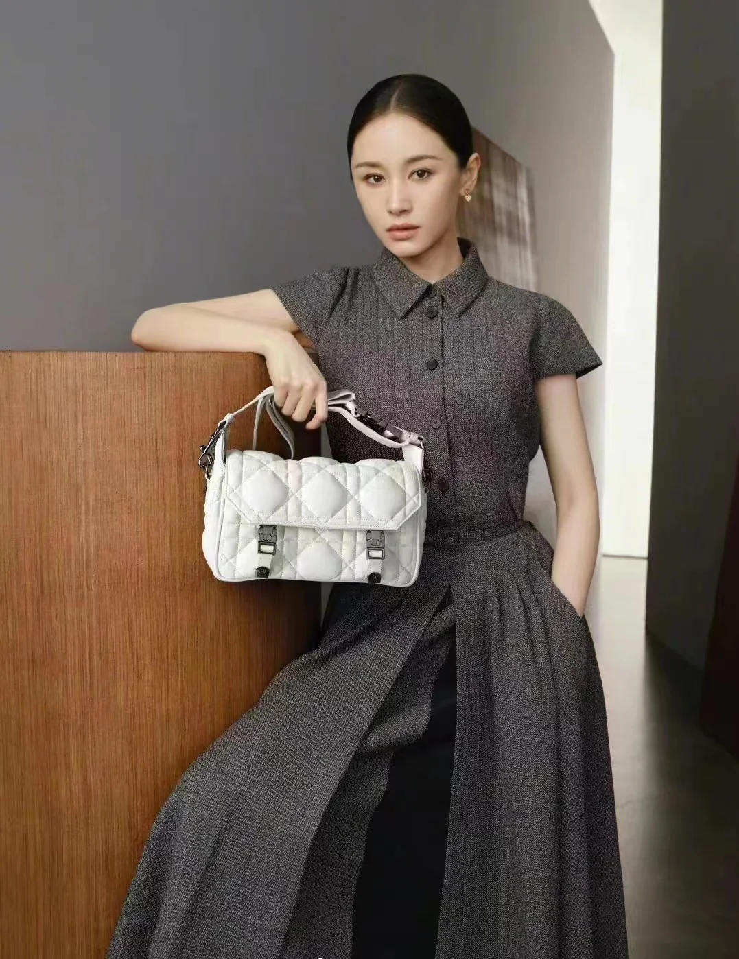 Dior - Новая сумка-мессенджер - Маленькая - Белая