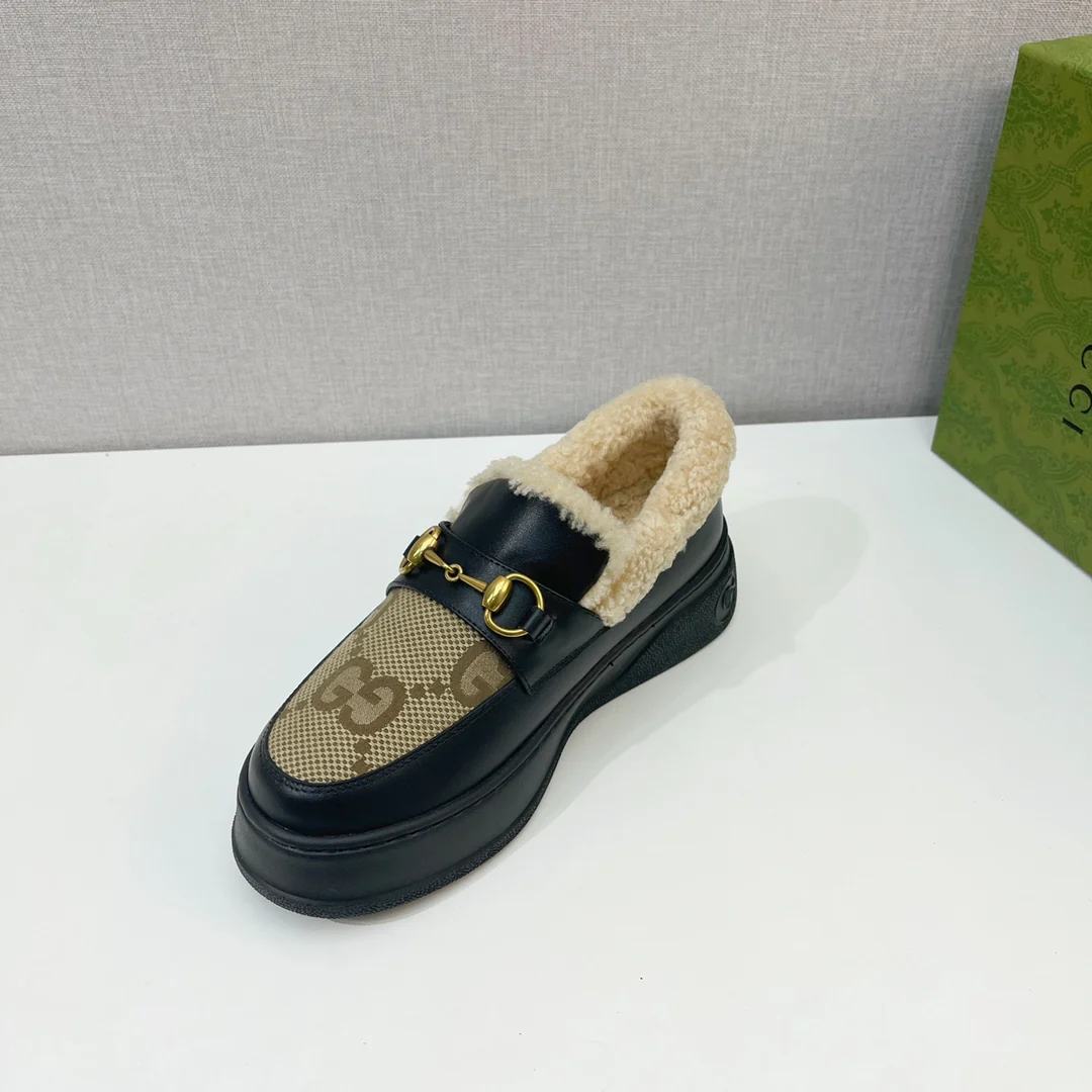 Gucci - Меховые зимние сапоги