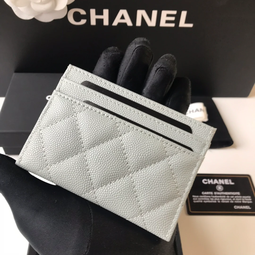 Большой держатель для карт Chanel с логотипом - 3 шт.