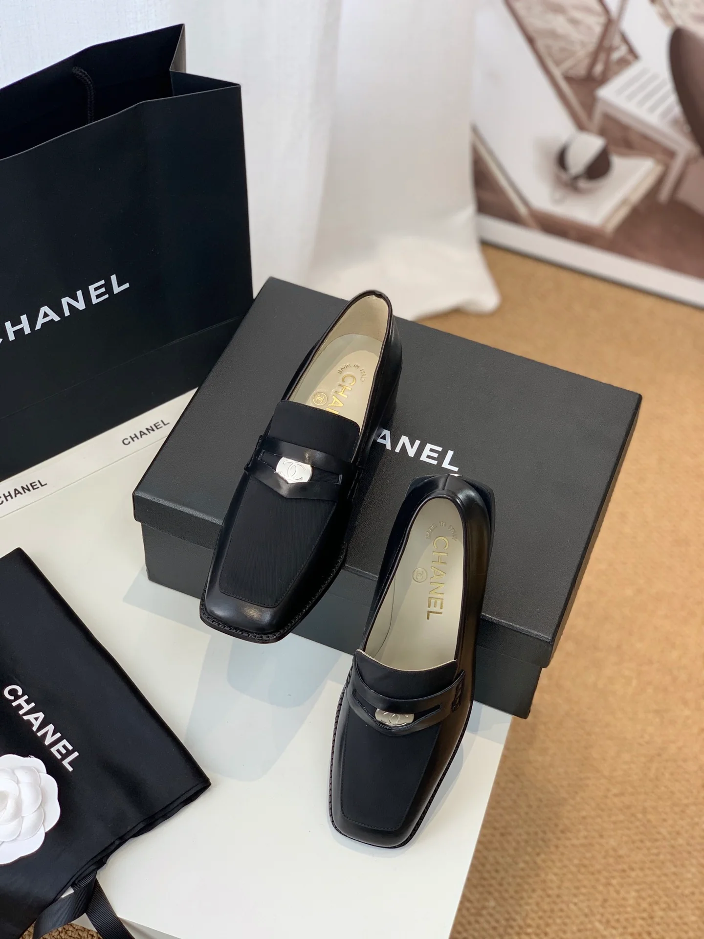 Chanel - Винтаж - Квадратный носок - Низкий каблук - 2