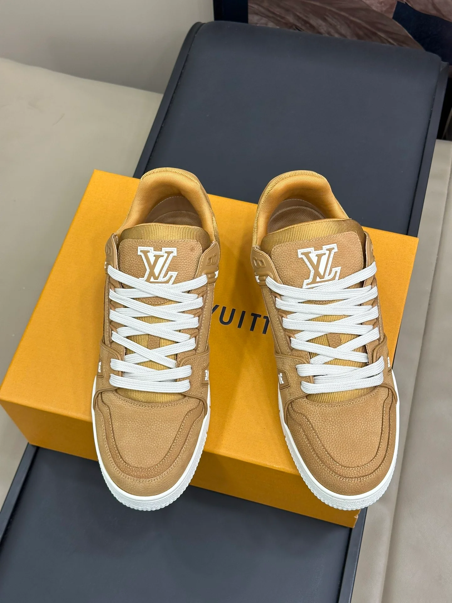 Скейтбордные кроссовки LV-2024 - Кофейный цвет