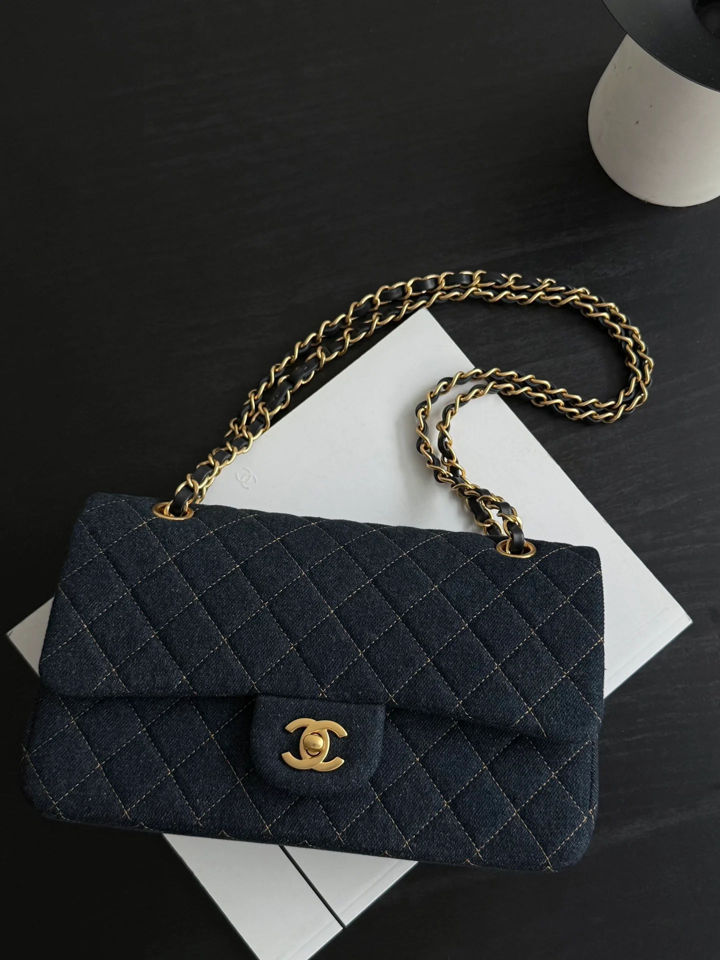 24c-cf-Темно-синий деним 25 см