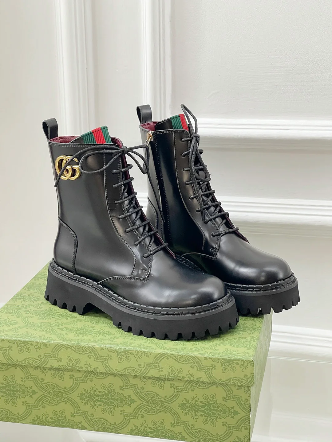 Ботинки Gucci Dr. Martens 2024 — черные — 1