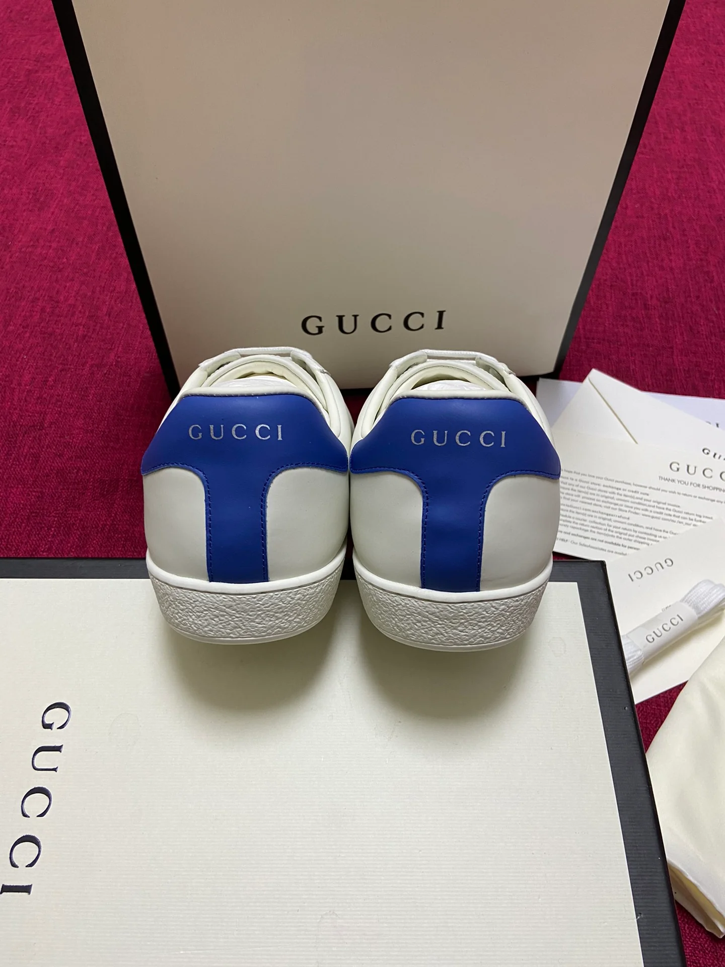 Gucci - Белые кроссовки - Кроссовки - Повседневная обувь - 3