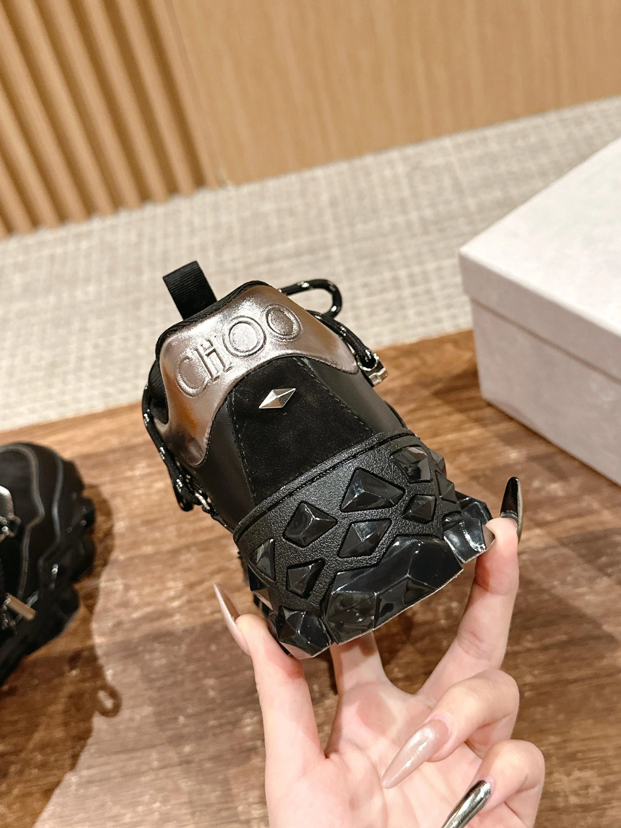 Парные кроссовки Jimmy Diamond Dad Shoes - черные