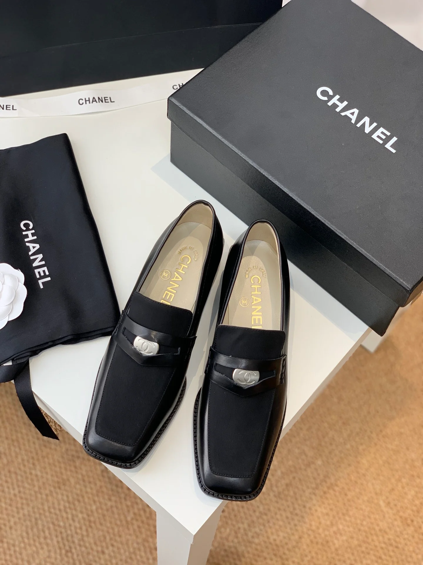 Chanel - Винтаж - Квадратный носок - Низкий каблук - 2