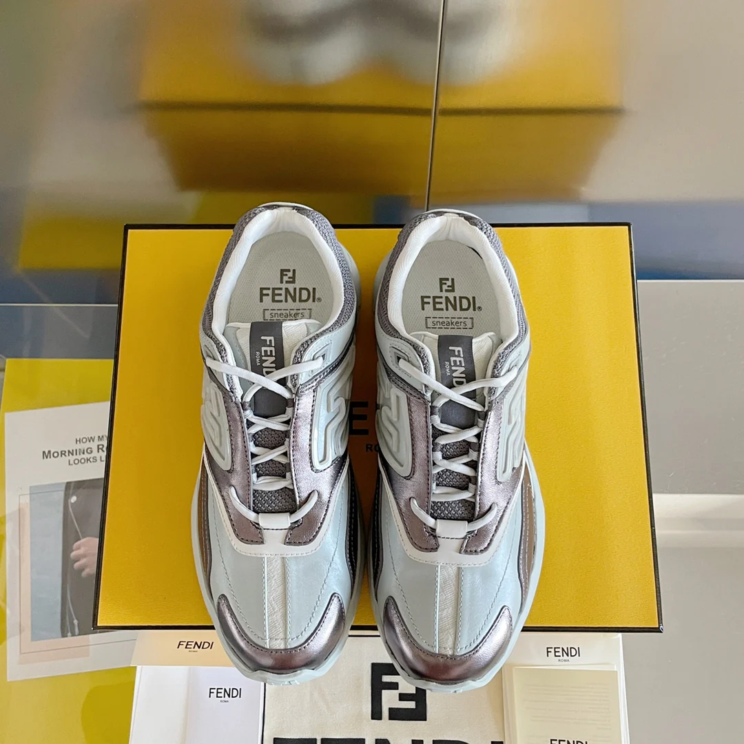 Кроссовки Fendi - Парные - Серые