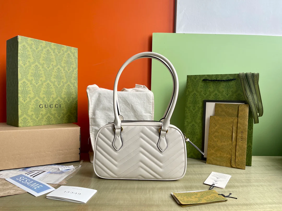 Сумка Gucci Marmont - белая