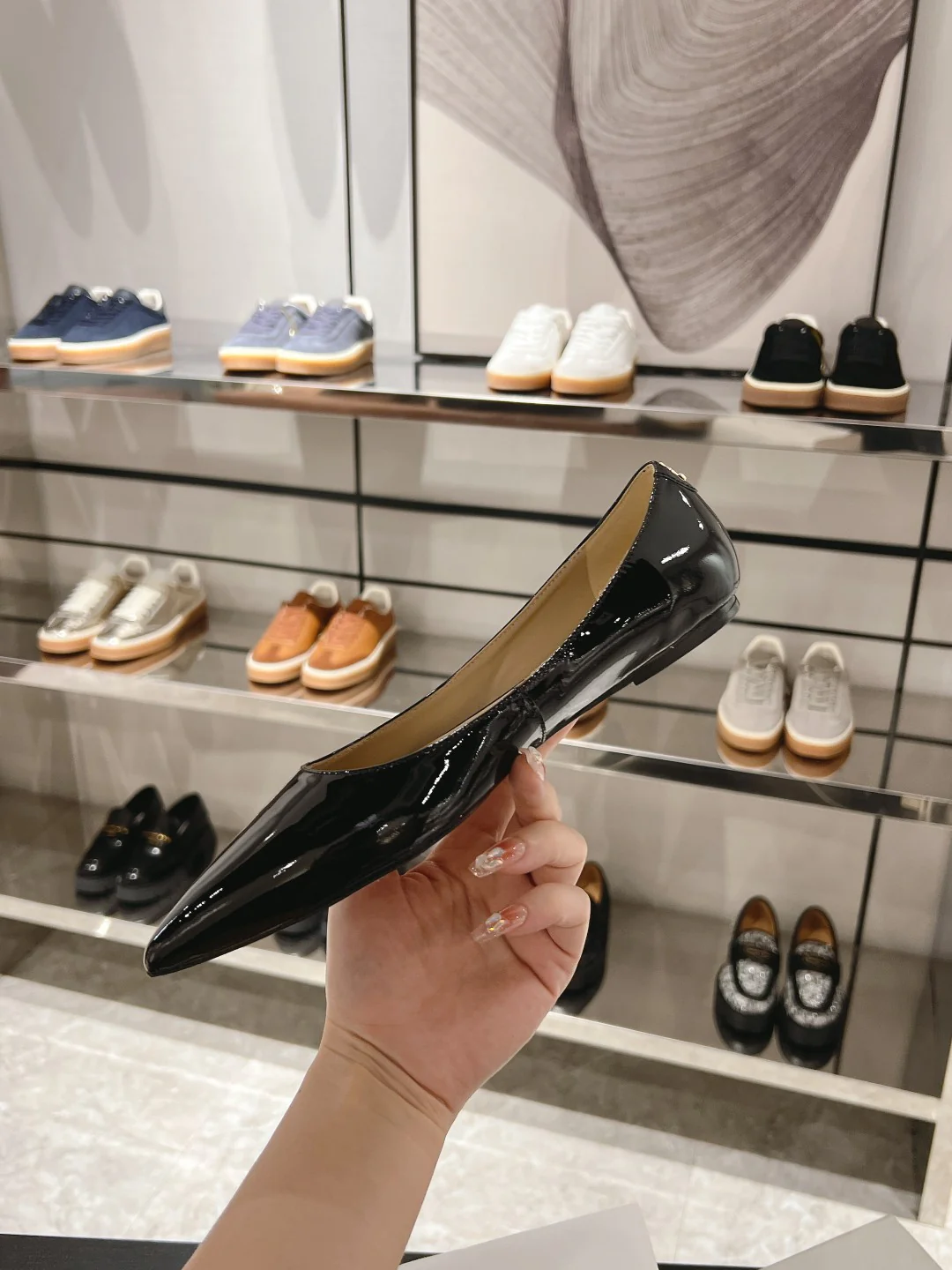 JC - 2024 - Туфли на низком каблуке - Черные