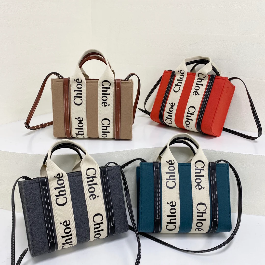 Сумка-тоут Chloe Woody - Маленькая - Коллекция Velvet