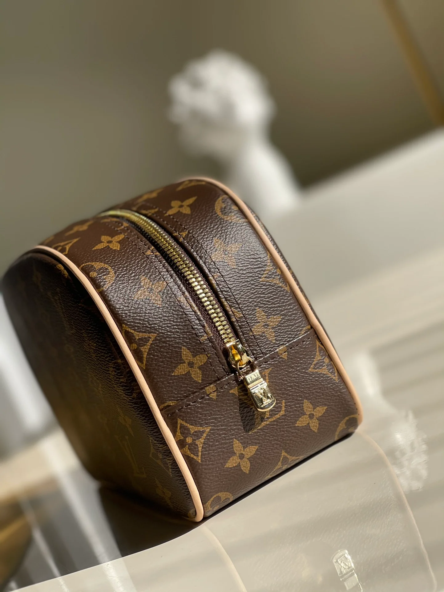lv-m47527-damier холщовая косметичка - клатч