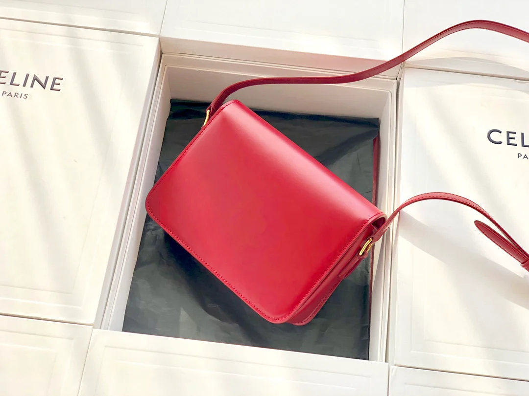 Сумка Celine Triomphe из телячьей кожи - подростковая - 18 - 5 см - 2