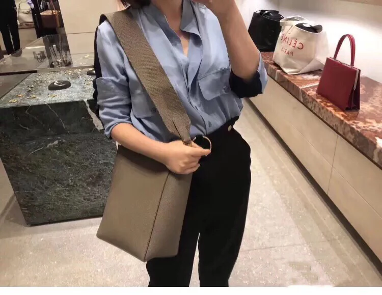 Сумка-ведро Celine Sangle - с узором 