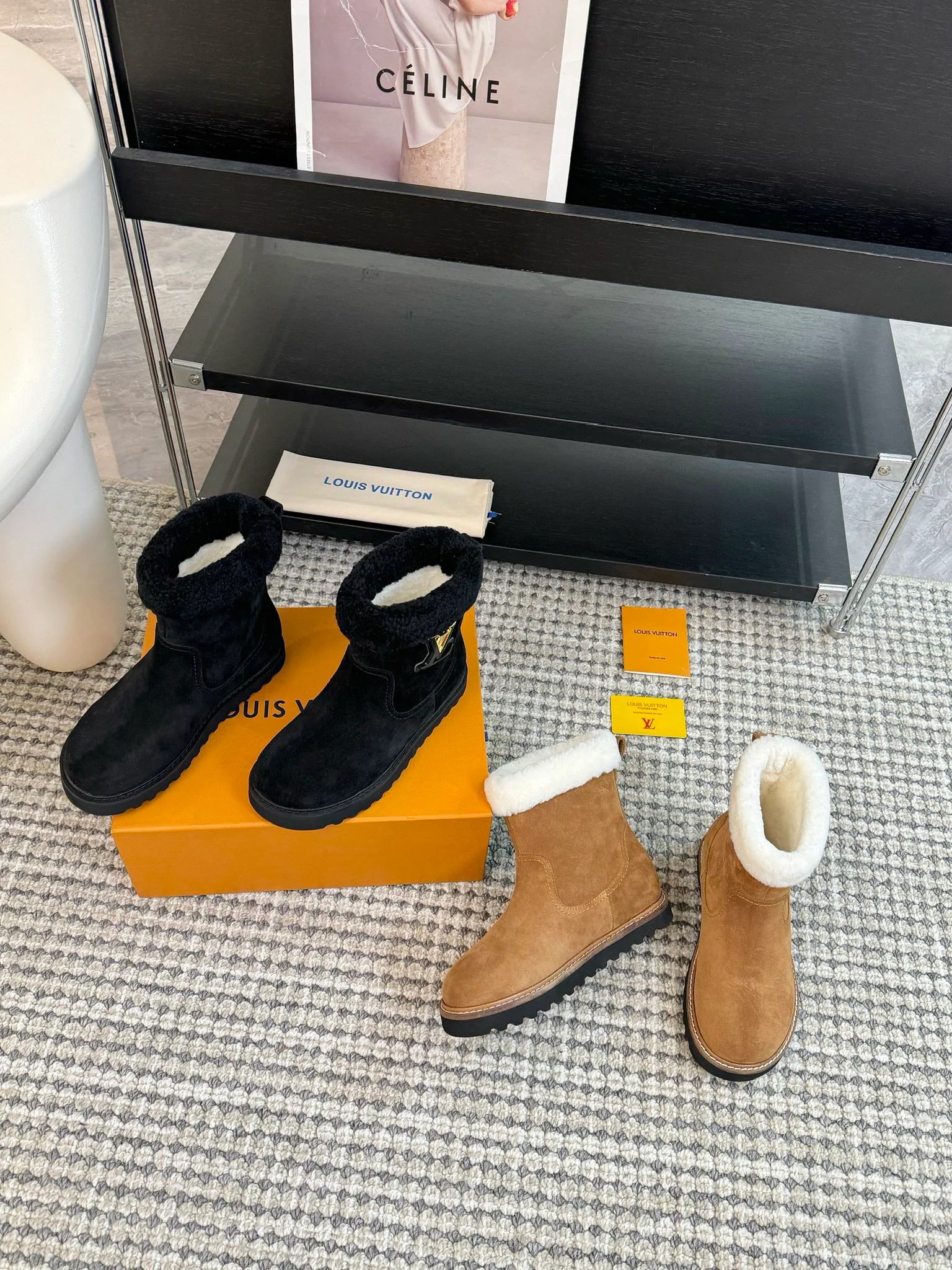 Снежные ботинки на платформе LV-2024 - изображение из коллекции