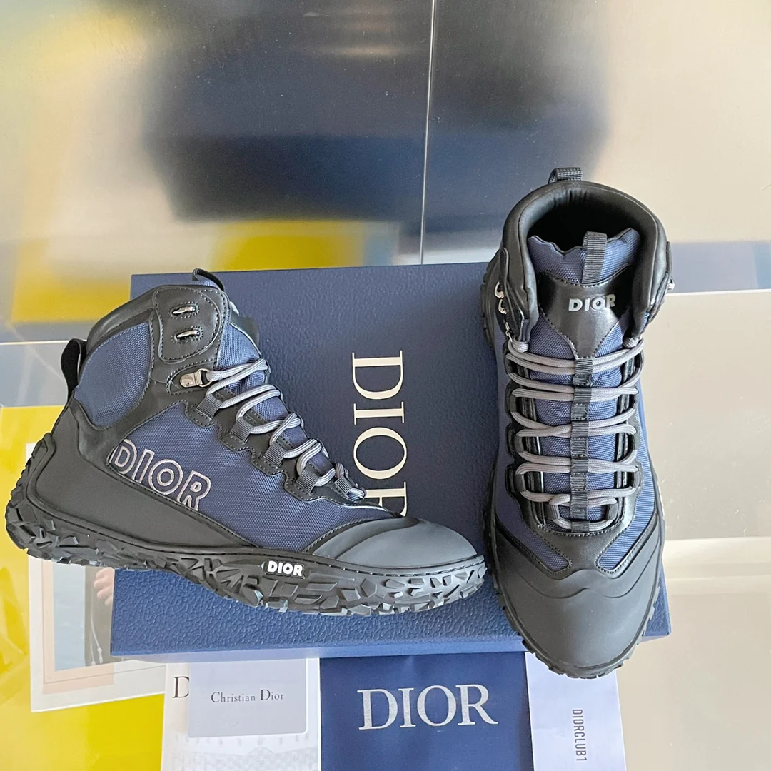 Кроссовки Dior Diorizon Series - Высокие кроссовки - Унисекс - Черно-синие