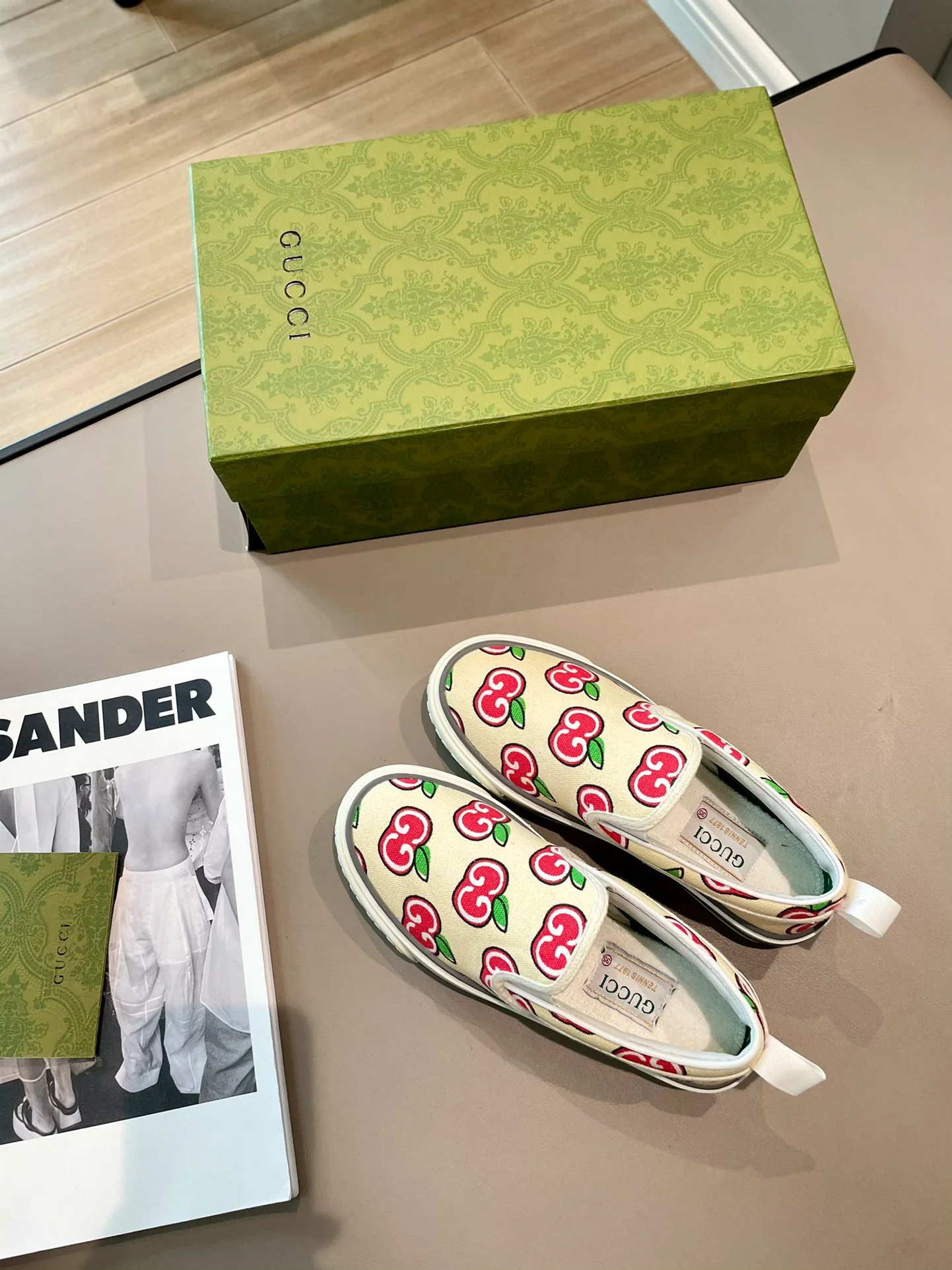 Кед Gucci из парусины - 3