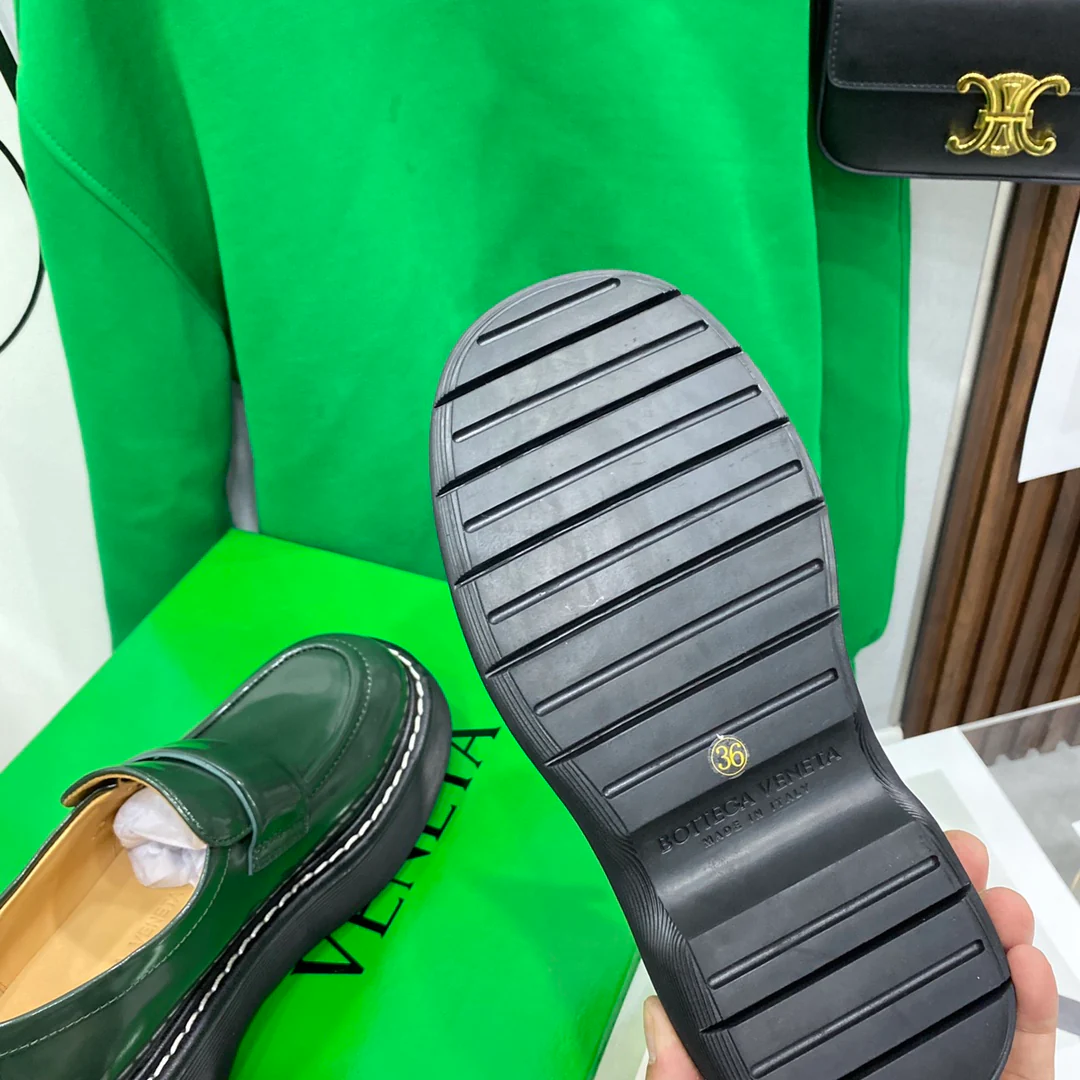 BV - Ботинки Dr. Martens на платформе - зелёные