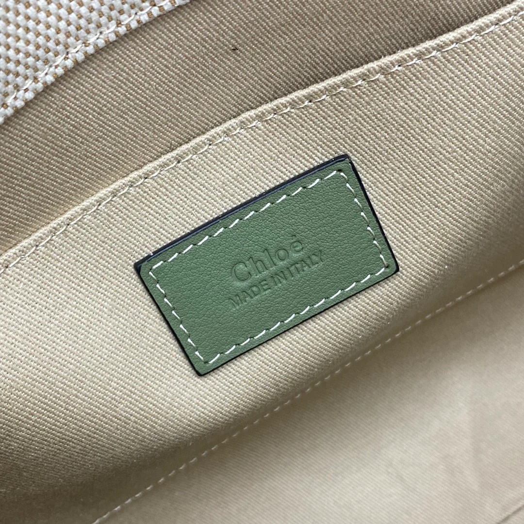 Сумка-тоут Chloe Woody - Маленькая - Зеленая