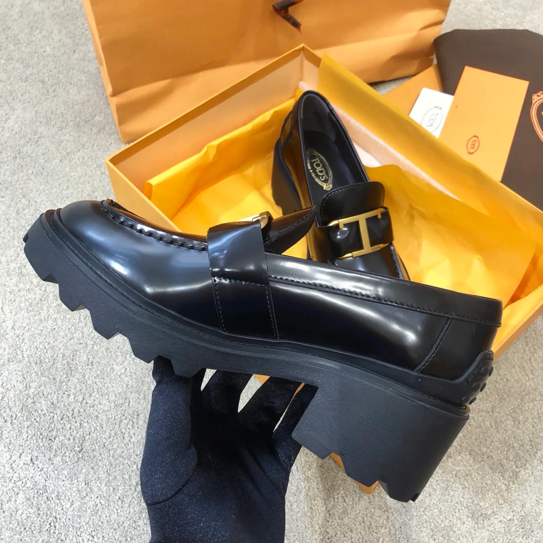 Лоферы на платформе Tods - 3