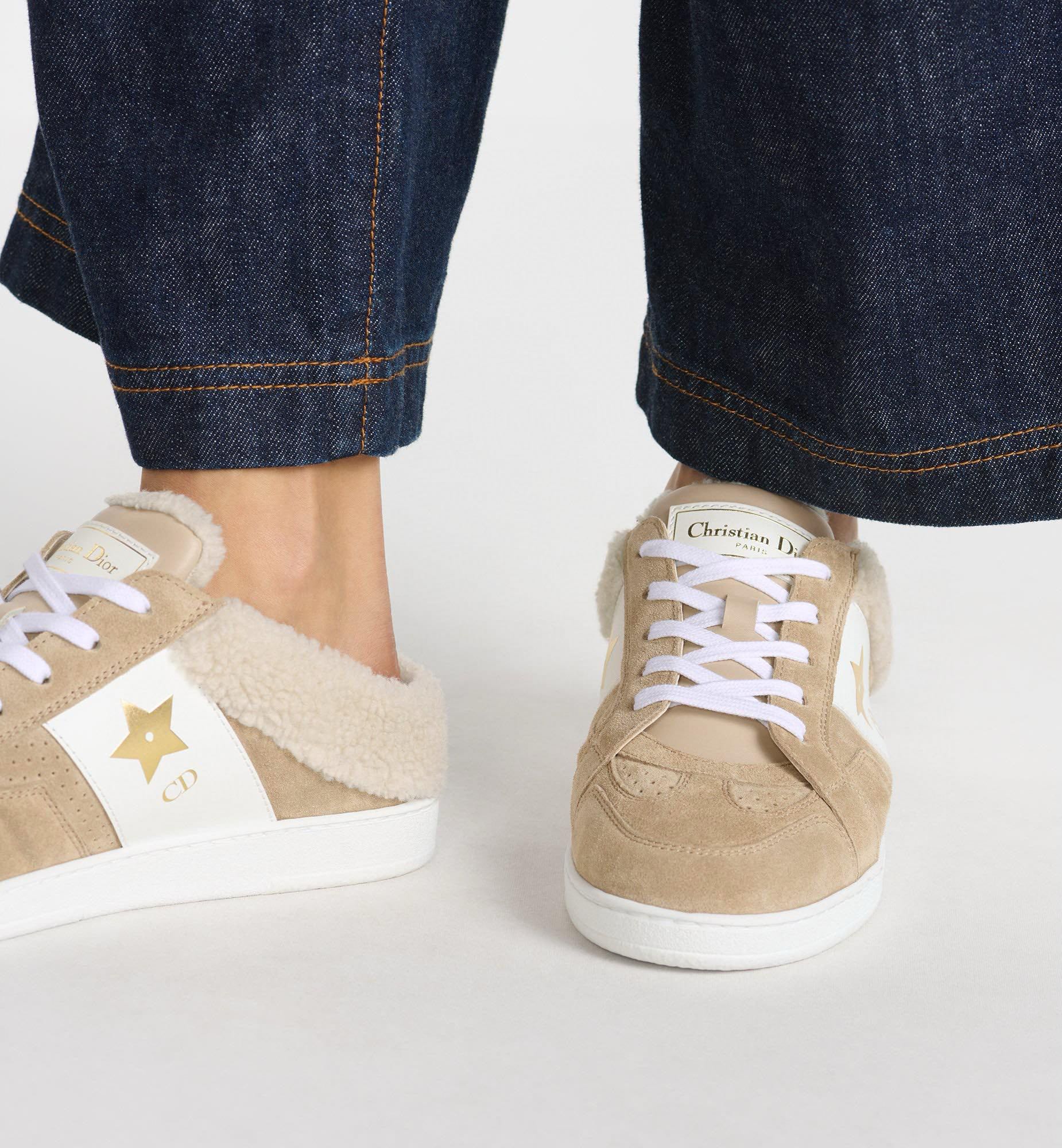 Didi - шерстяные кроссовки 2024 года - бежевые