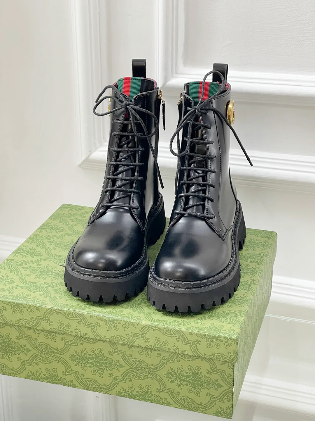 Ботинки Gucci Dr. Martens 2024 — черные — 1