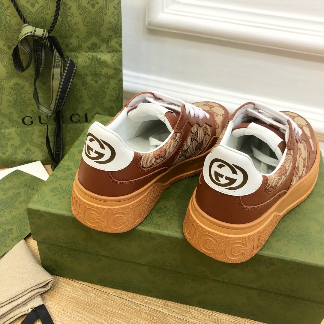 кроссовки на платформе Gucci