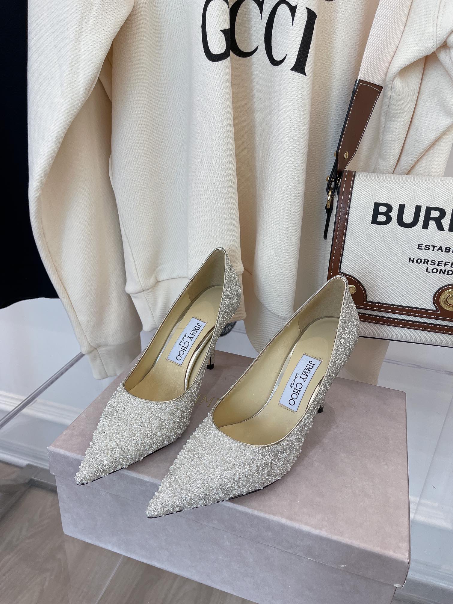 Туфли на высоком каблуке Jimmy Pearl