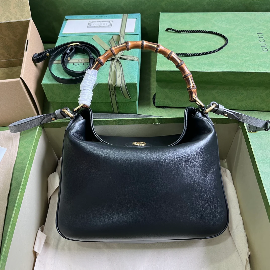 Сумка Gucci-Diana Bamboo Joint Medium Shoulder Bag - 2