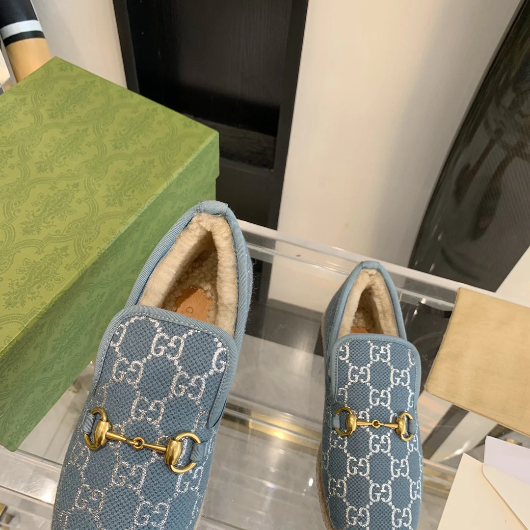 Gucci - Теплые шерстяные туфли - Модель унисекс