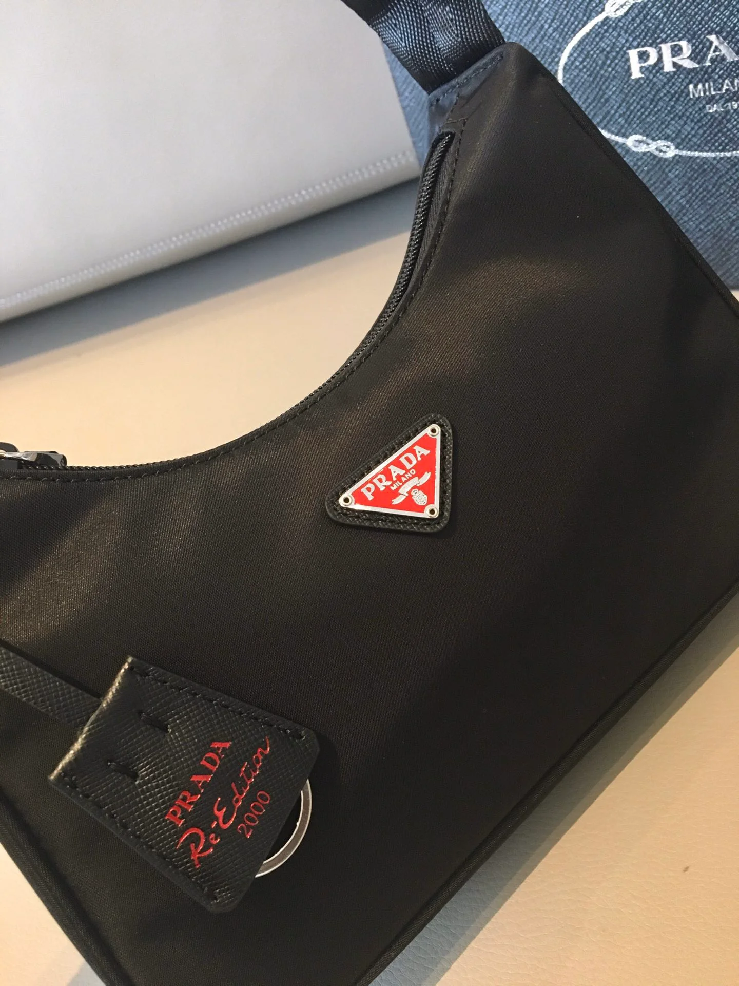 Сумка-хобо Prada Limited Edition Upgraded - черная