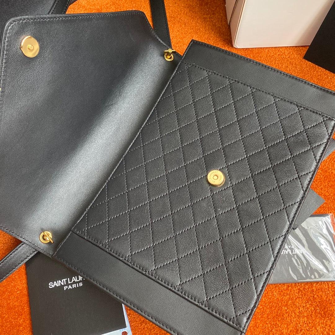 Большая сумка-конверт из овечьей кожи YSL-gaby - 1 шт.