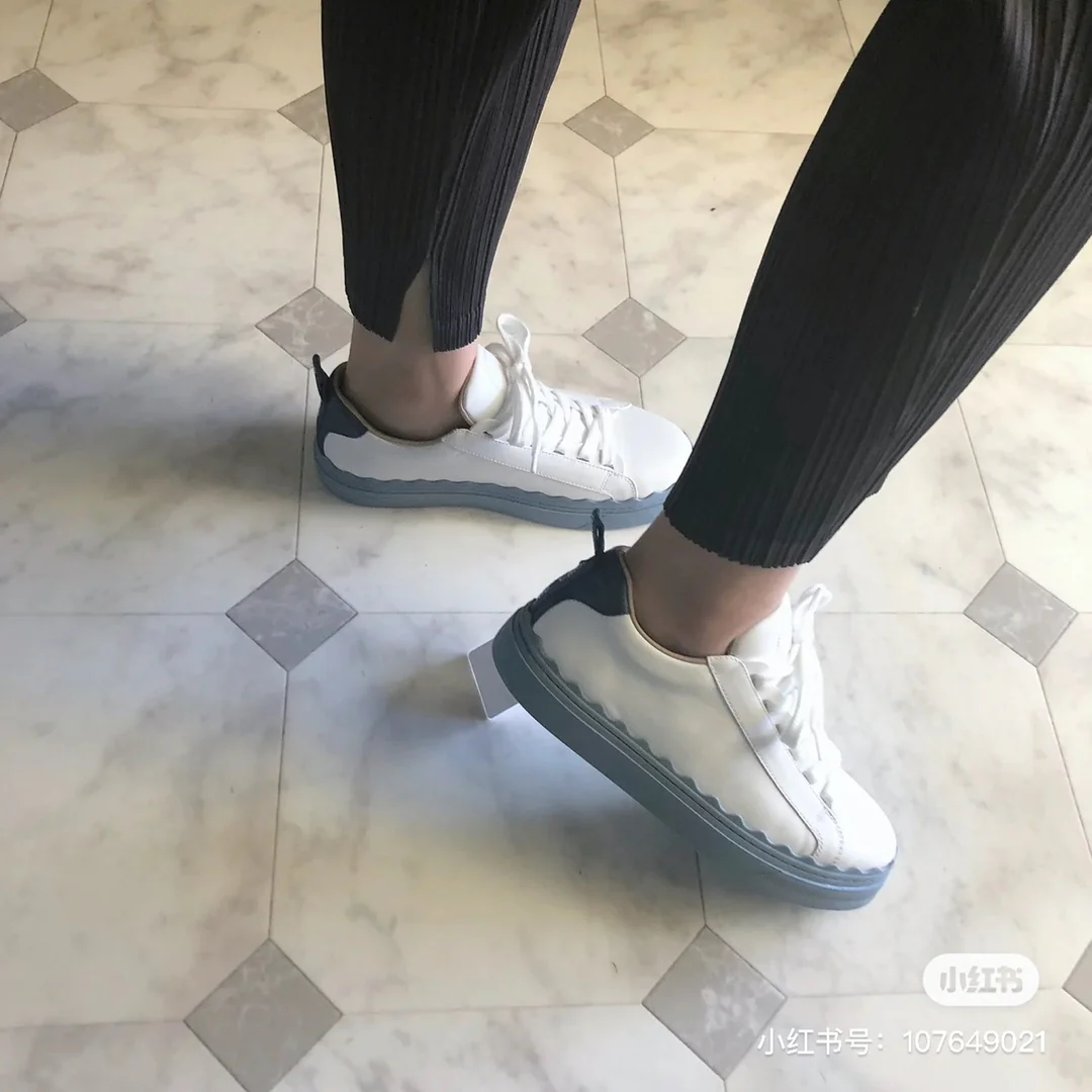 Chloe - Белые кроссовки - Кроссовки на платформе