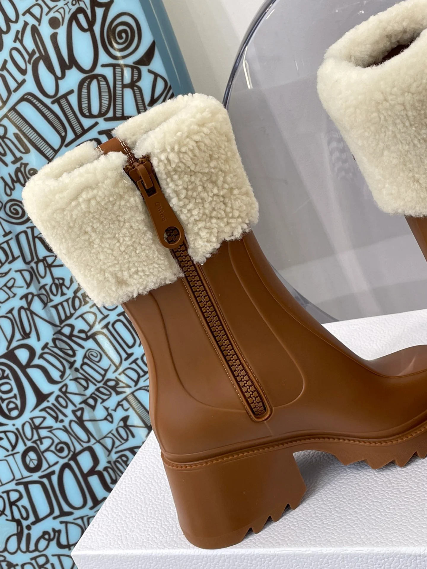 Туфли Chloe - Chloe - Флисовые резиновые сапоги - Верблюжий