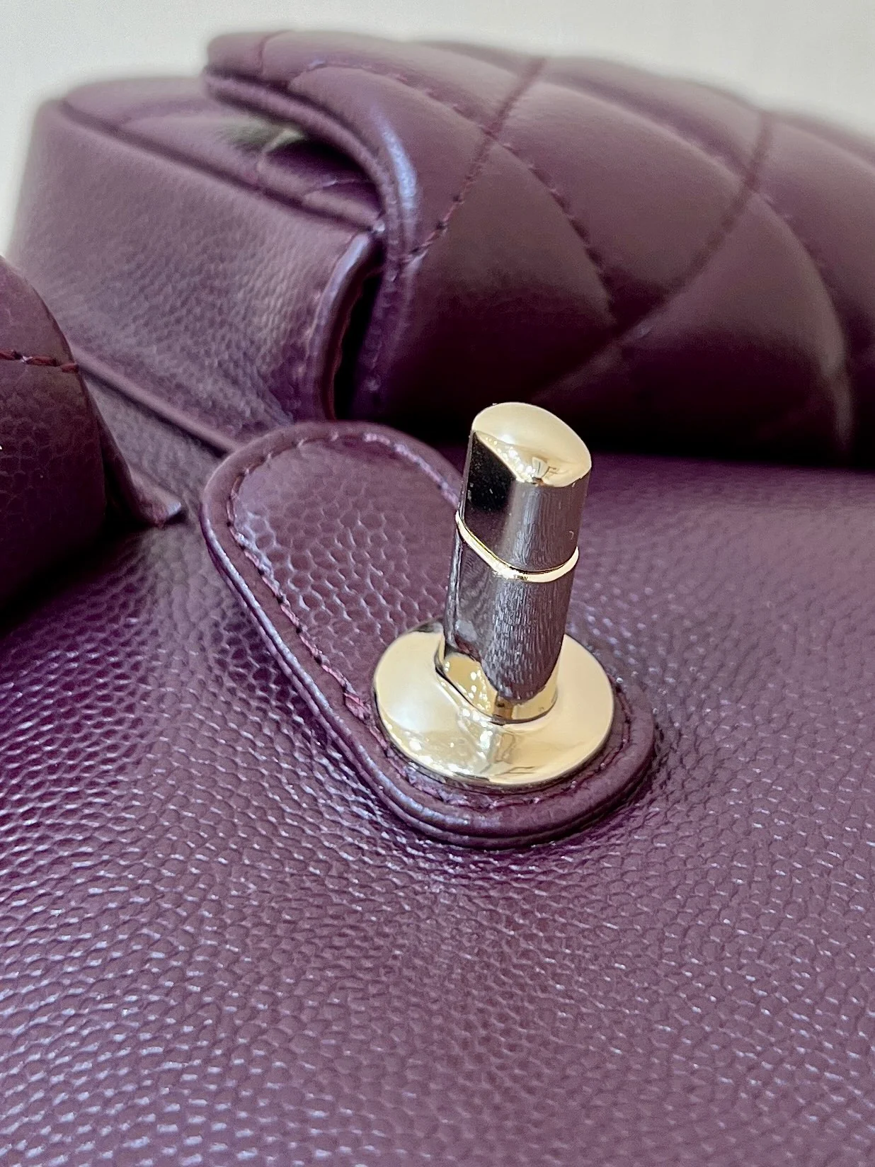 Рюкзак Chanel 24a-duma Frog, маленький, бордовый