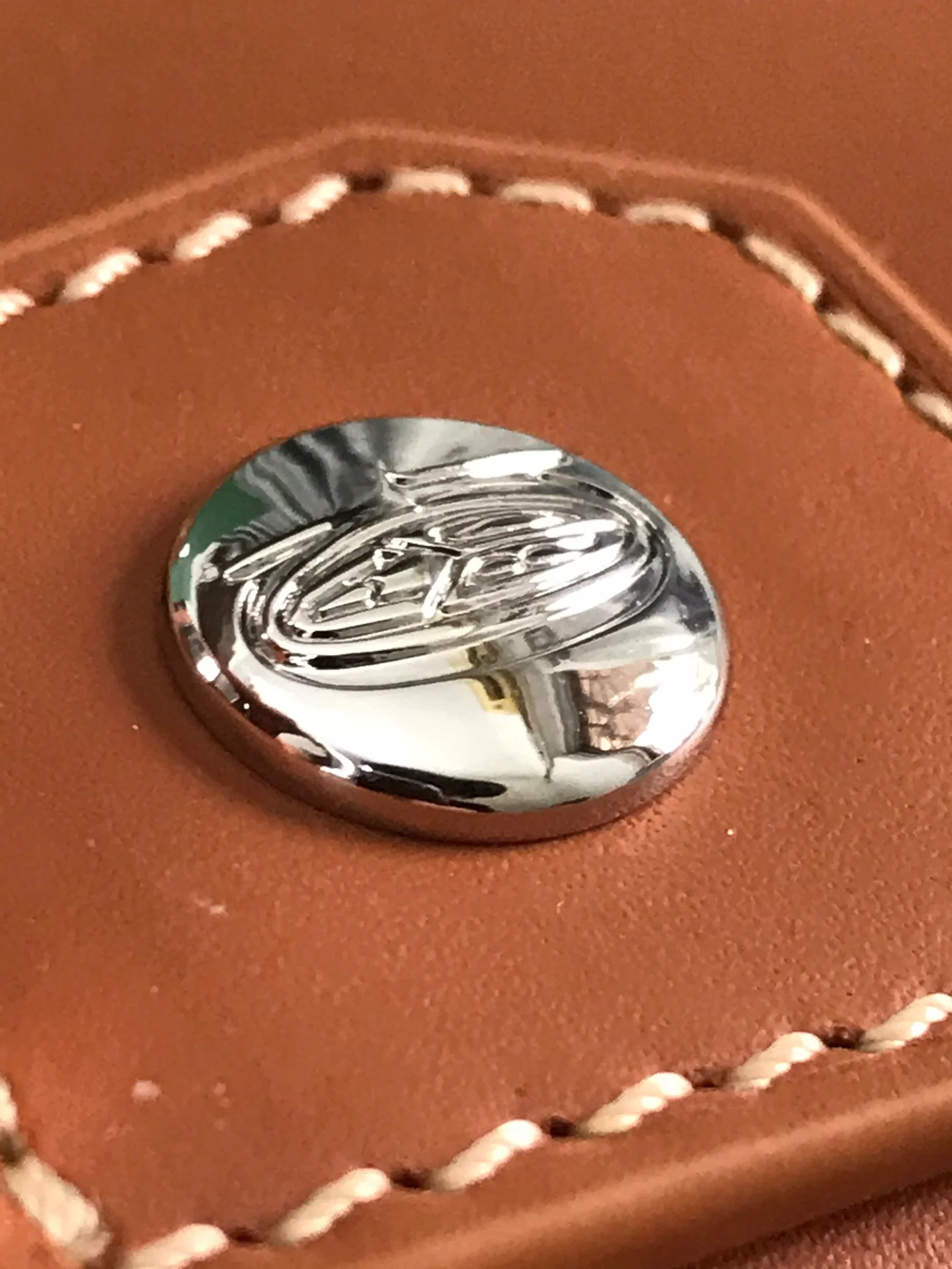 Сумка-мессенджер Goyard из льняного холста - коричневая