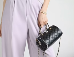 Мини-шар для боулинга из овечьей кожи, весенне-летний, 25 пенсов, с черно-белыми краями.